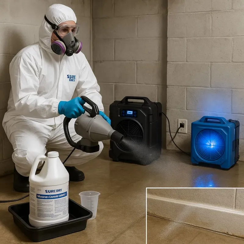 Sanitization and Odor Removal process in Charenton, LA