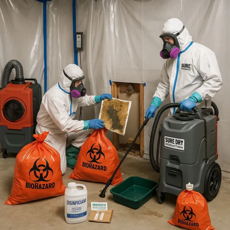 Contaminated Water Handling Protocols process in Charenton, LA