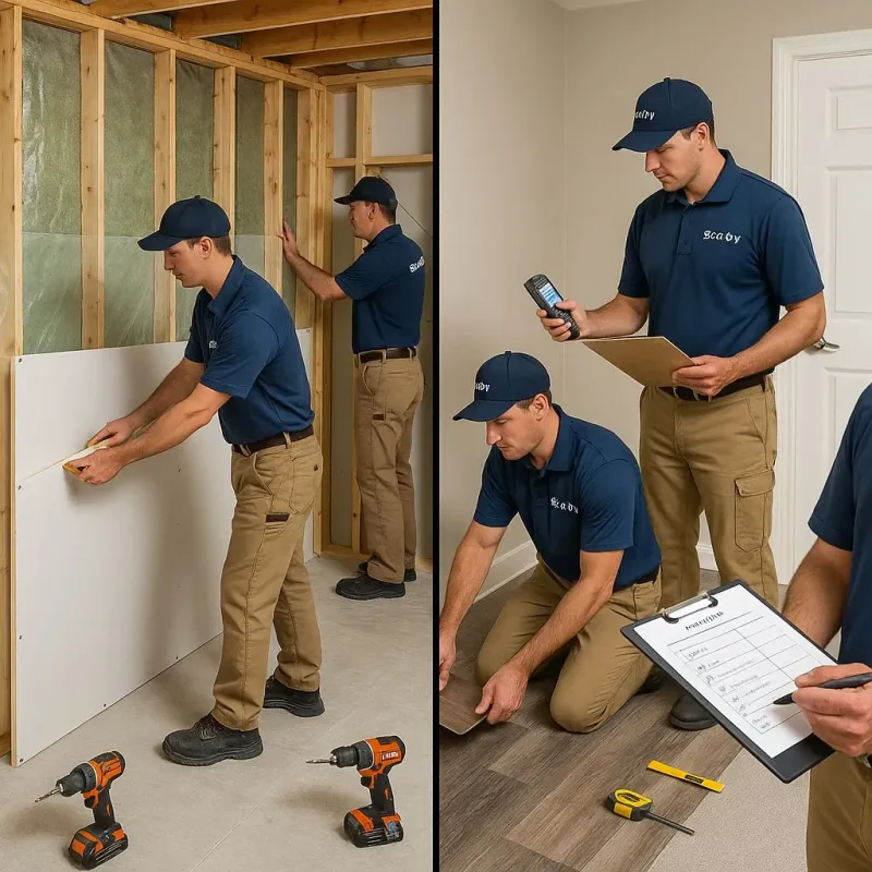 Repairs and Reconstruction process in Charenton, LA